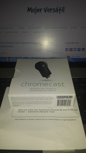 Google Chromecast HDMI Streaming Media Player $49.99