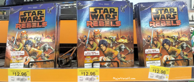 Star Wars Rebels DVD en Walmart