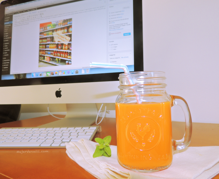 Bebida Saludable de Vegetales y Frutas