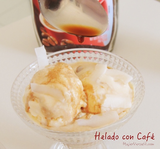 Helado con Café