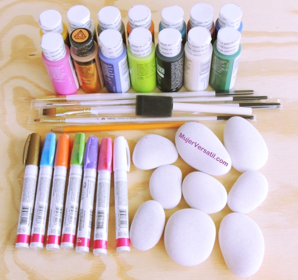 Piedras Pintadas a Mano para el Jardín
