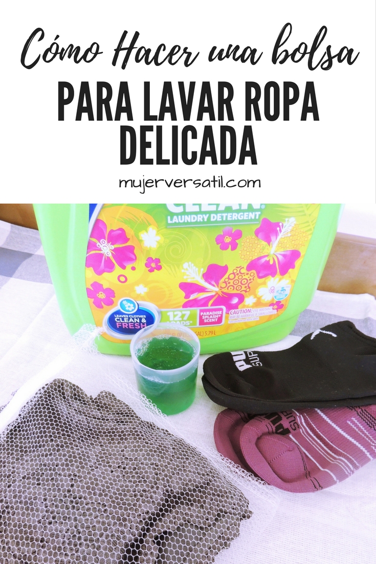 Cómo Hacer Bolsas para Lavar Ropa Delicada |